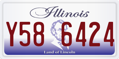 IL license plate Y586424