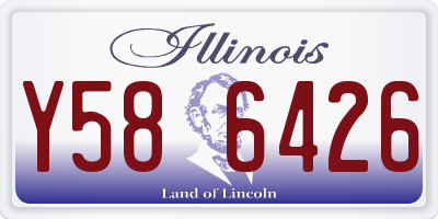 IL license plate Y586426