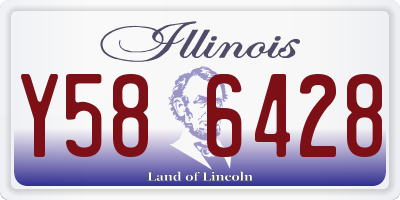 IL license plate Y586428