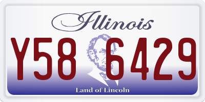IL license plate Y586429
