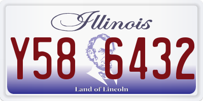 IL license plate Y586432