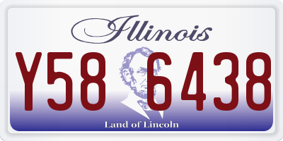 IL license plate Y586438