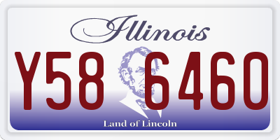 IL license plate Y586460