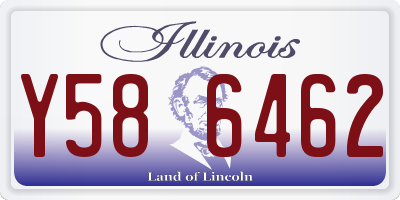 IL license plate Y586462