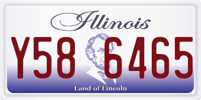 IL license plate Y586465