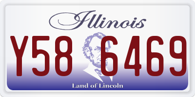 IL license plate Y586469