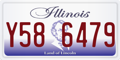 IL license plate Y586479