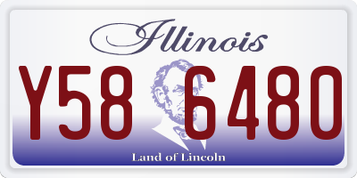 IL license plate Y586480