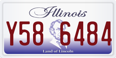 IL license plate Y586484