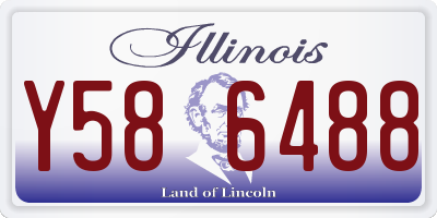 IL license plate Y586488