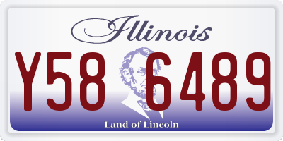 IL license plate Y586489