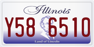 IL license plate Y586510