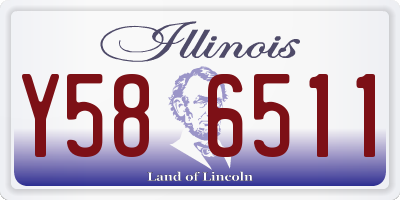 IL license plate Y586511