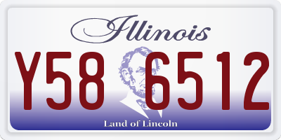 IL license plate Y586512