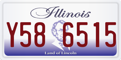 IL license plate Y586515
