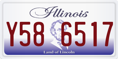 IL license plate Y586517