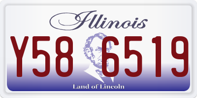 IL license plate Y586519