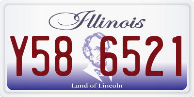 IL license plate Y586521