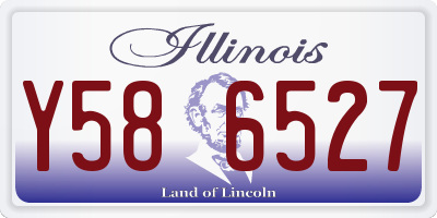 IL license plate Y586527