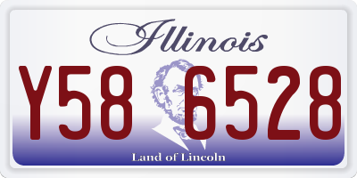 IL license plate Y586528