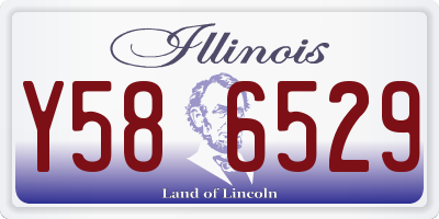 IL license plate Y586529