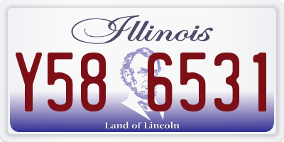 IL license plate Y586531