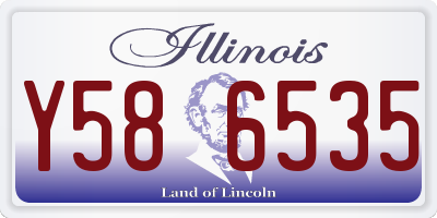 IL license plate Y586535