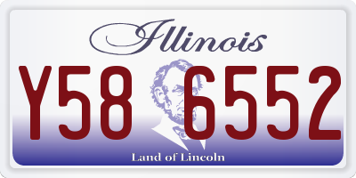 IL license plate Y586552