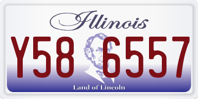 IL license plate Y586557