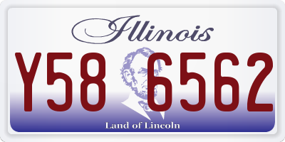 IL license plate Y586562