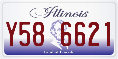 IL license plate Y586621