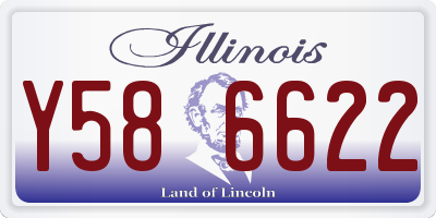 IL license plate Y586622