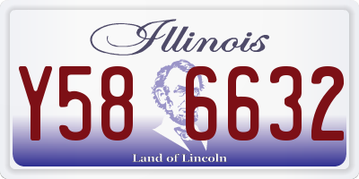 IL license plate Y586632