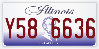 IL license plate Y586636