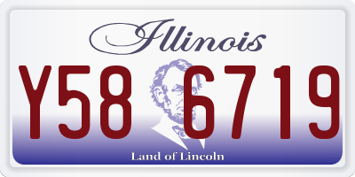 IL license plate Y586719