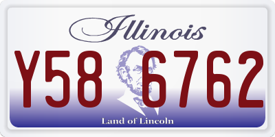 IL license plate Y586762