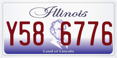 IL license plate Y586776