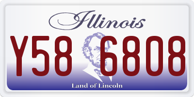 IL license plate Y586808