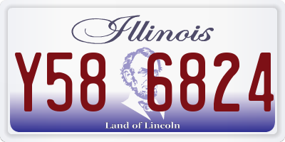 IL license plate Y586824