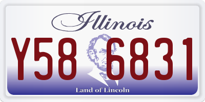 IL license plate Y586831