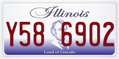 IL license plate Y586902