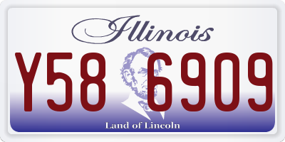 IL license plate Y586909