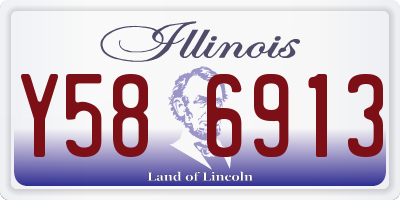 IL license plate Y586913