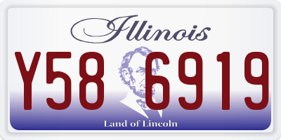 IL license plate Y586919