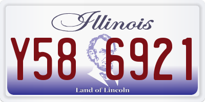 IL license plate Y586921