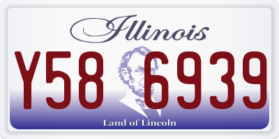 IL license plate Y586939