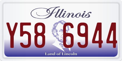 IL license plate Y586944