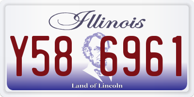 IL license plate Y586961