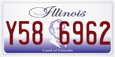 IL license plate Y586962