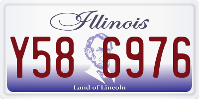 IL license plate Y586976